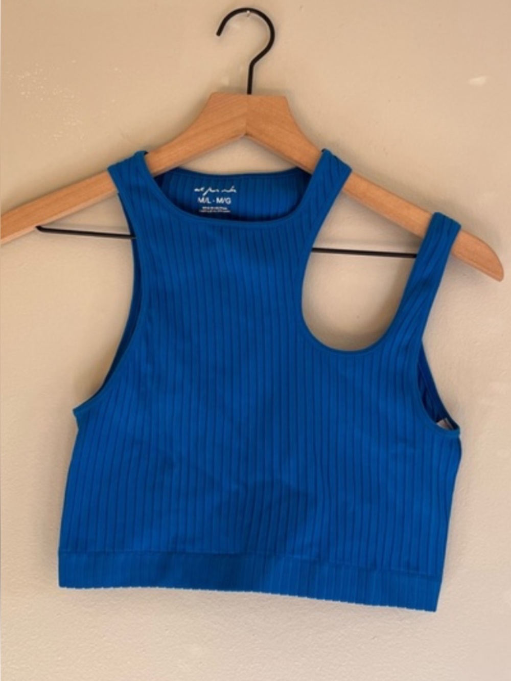 Out From Under Soko asymmetrical ribbed bra top from Urban Outfitters EUC